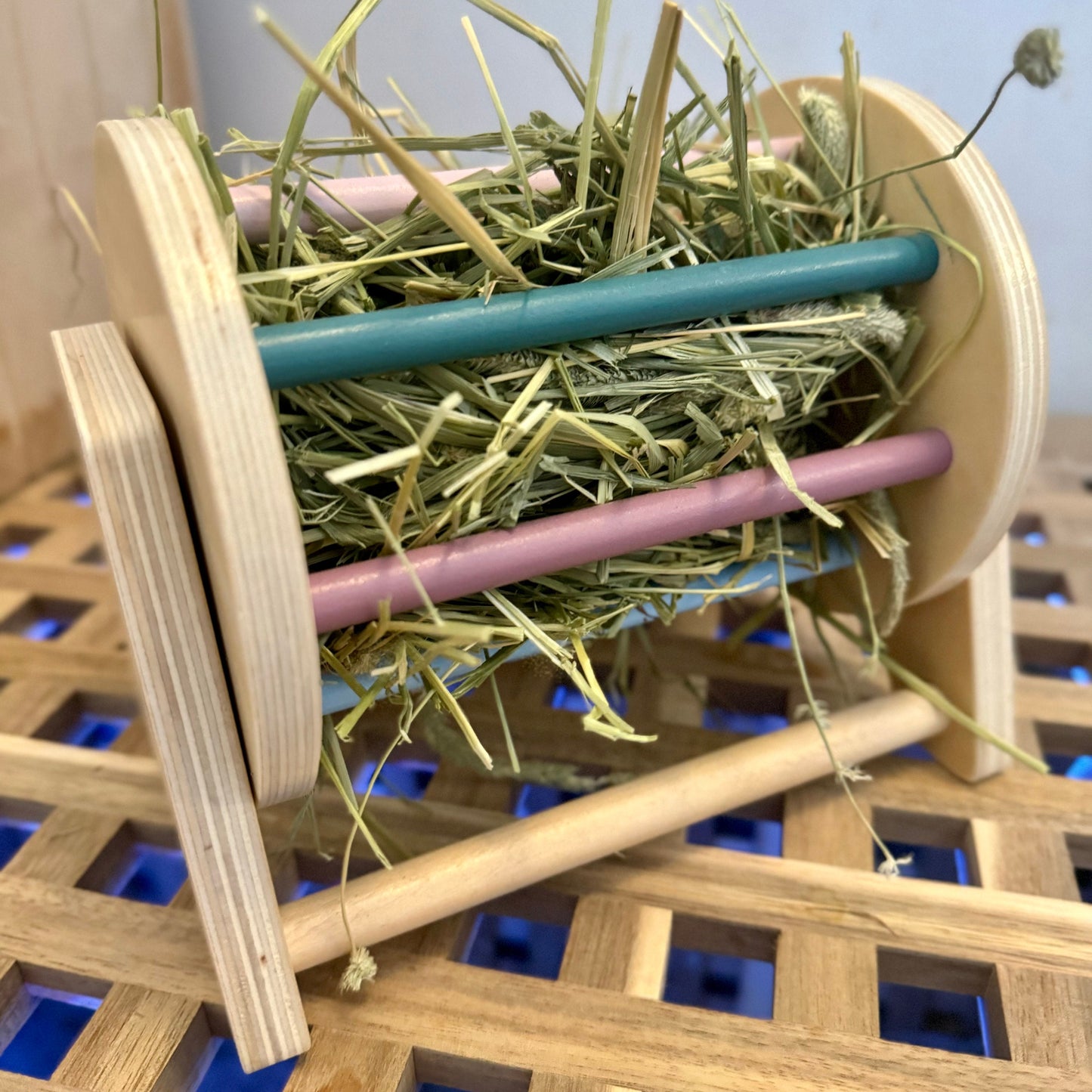WOODEN HAY ROLLER