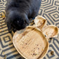 BUNNY PALMLEAF Plate
