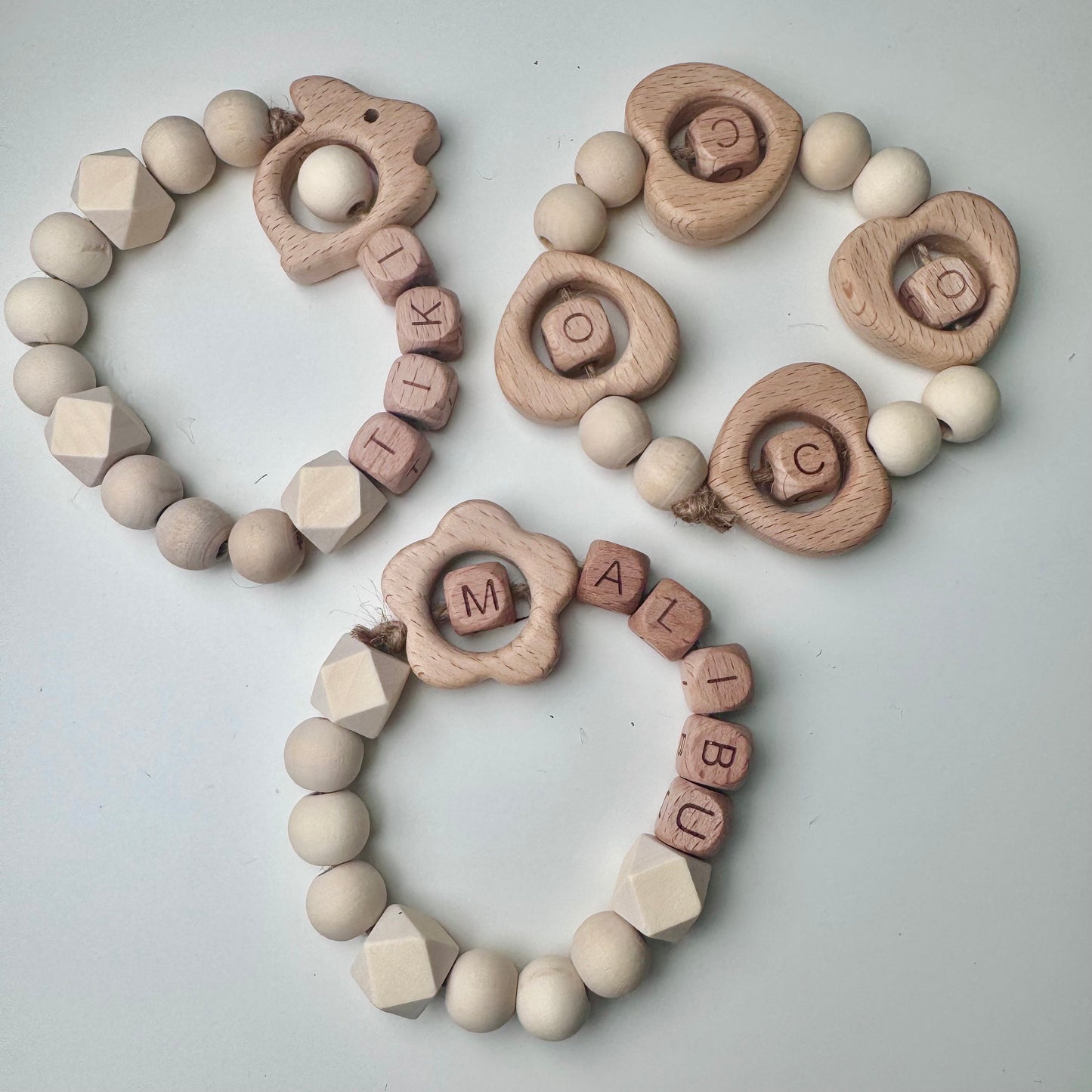 PERSONALISED WOODEN TOSSRING