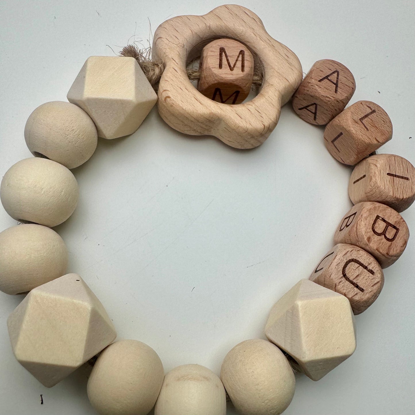 PERSONALISED WOODEN TOSSRING