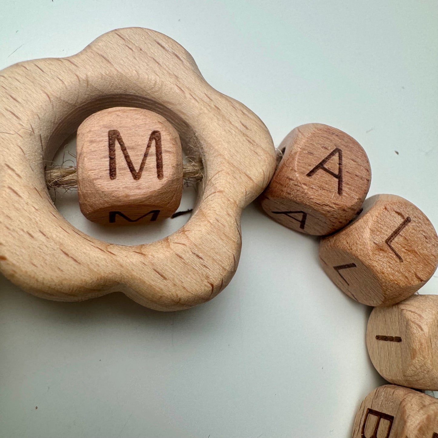 PERSONALISED WOODEN TOSSRING